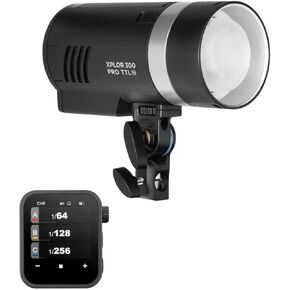 Flashpoint XPLOR 300 Pro TTL R2 Battery-Powered Monolight with R2 Nano Touchscreen TTL Wireless Flash Trigger for Olympus/Panasonic