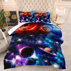 NINENINE Twin Bedding Sets for Girls Dinosaur Comforter Set Princess Bedding Toddler Comforter Sets for Kids Cute Bed Sets with 1 Comforter 1 Pillowcase