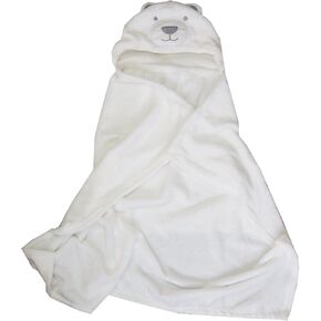 Kirei Sui Baby Polar Bear Hooded Blanket White
