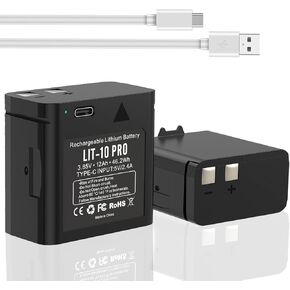 Artman LIT-10 PRO Rechargeable Lithium Battery Pack for LIT-10 Lithium Battery 3.85V12000mAh, Compatible with Spypoint Trail Hunting Camera LM2, Link-Micro, Link-Micro-S-LTE, Cell-Link (2-Pack)