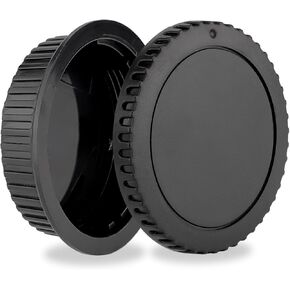 EF Mount Camera Body Cap and Rear Lens Cap Cover Kit for Canon EF or EF-S Mount Camera Lens,Camera Sensor Cap Plastic Lens Rear Covers