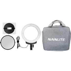 Nanlite Halo 10B Dimmable Bicolor USB 10in LED Ring Light with Smart Touch Switch