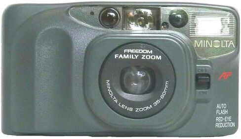 Minolta Freedom Family 35MM Point and Shoot Film Camera 35-60mm Zoom Lens (Renewed) in Saudi Arabia