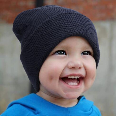DRESHOW BQUBO 2 Pack Toddler Beanie Hats Baby Winter Hat Soft Baby Beanie Hat Children Knit Warm Cap Kids Hat for Boys Girls in Saudi Arabia