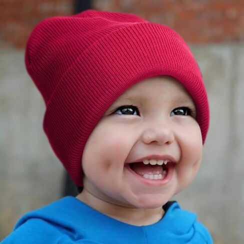 DRESHOW BQUBO 2 Pack Toddler Beanie Hats Baby Winter Hat Soft Baby Beanie Hat Children Knit Warm Cap Kids Hat for Boys Girls in Saudi Arabia