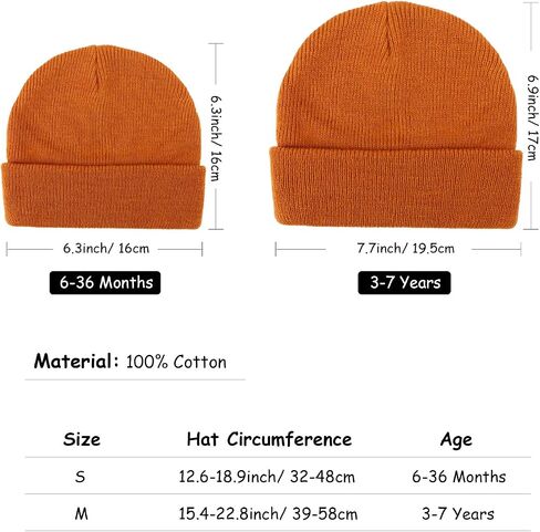 DRESHOW BQUBO 2 Pack Toddler Beanie Hats Baby Winter Hat Soft Baby Beanie Hat Children Knit Warm Cap Kids Hat for Boys Girls in Saudi Arabia