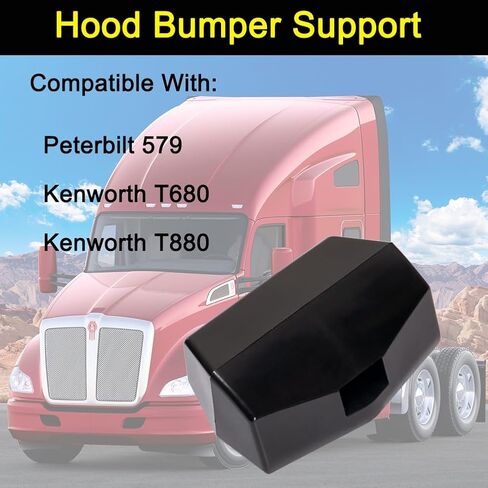 HY-SPEED L85-6082 دعم مصد غطاء المحرك الأيمن والأيسر متوافق مع Peterbilt 579 Kenworth T680 T880 يستبدل M75682 L856082 2 Pack in Saudi Arabia