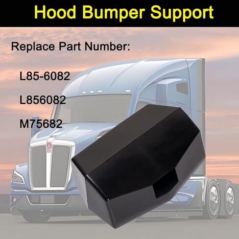 HY-SPEED L85-6082 دعم مصد غطاء المحرك الأيمن والأيسر متوافق مع Peterbilt 579 Kenworth T680 T880 يستبدل M75682 L856082 2 Pack in Saudi Arabia