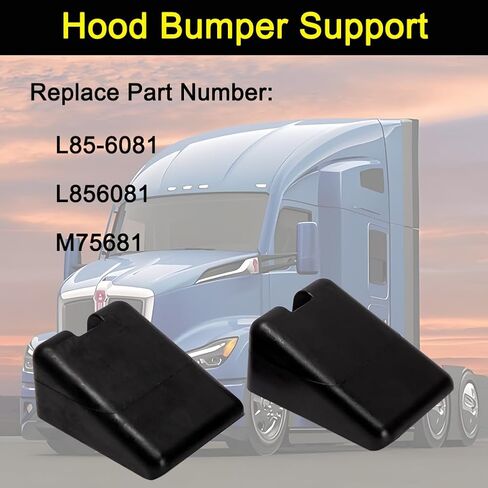 HY-SPEED L85-6082 دعم مصد غطاء المحرك الأيمن والأيسر متوافق مع Peterbilt 579 Kenworth T680 T880 يستبدل M75682 L856082 2 Pack in Saudi Arabia