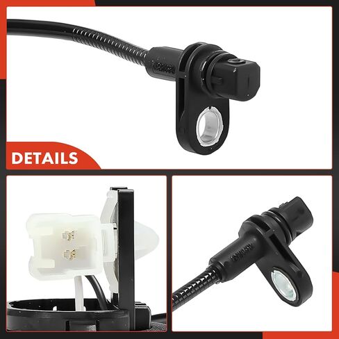 A-Premium ABS Wheel Speed Sensor Compatible with Mazda Models - CX-5 CX5 2013 2014 2015, FWD - Rear Driver or Passenger Side, Replace# K0114371Y in Saudi Arabia