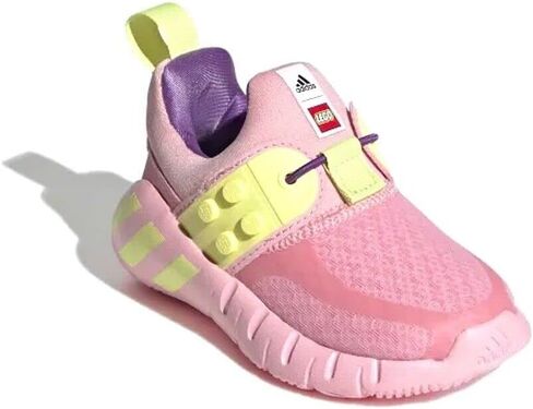 adidas RapidaZen Lego I Infants Girls Kids Shoes FZ0397 Size 9.5K Pink/Yellow in Saudi Arabia