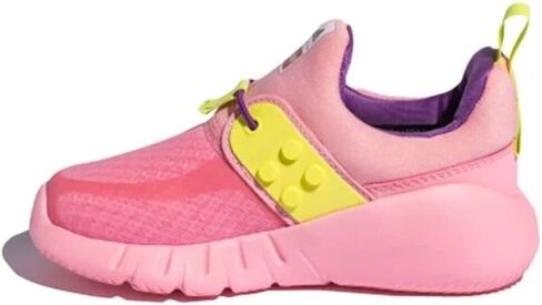 adidas RapidaZen Lego I Infants Girls Kids Shoes FZ0397 Size 9.5K Pink/Yellow in Saudi Arabia