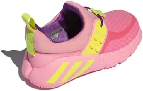 adidas RapidaZen Lego I Infants Girls Kids Shoes FZ0397 Size 9.5K Pink/Yellow in Saudi Arabia