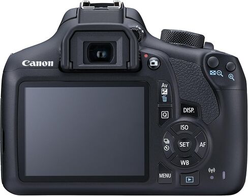 Canon EOS 1300D EF-S 18-55mm 18.7MP CMOS 5184 x 3456 Pixels (Black) - International Version (No Warranty) (Renewed) in Saudi Arabia