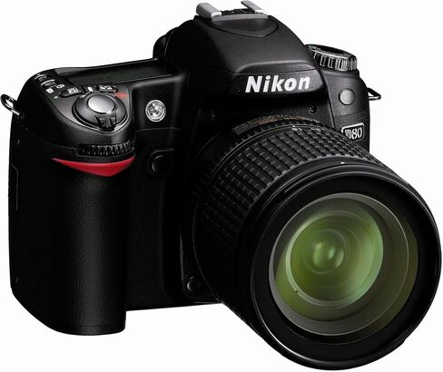 Nikon D80 10.2MP Digital SLR Camera Kit with 18-135mm AF-S DX Zoom-Nikkor Lens (Renewed) in Saudi Arabia