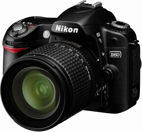 Nikon D80 10.2MP Digital SLR Camera Kit with 18-135mm AF-S DX Zoom-Nikkor Lens (Renewed) in Saudi Arabia