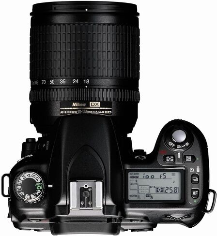 Nikon D80 10.2MP Digital SLR Camera Kit with 18-135mm AF-S DX Zoom-Nikkor Lens (Renewed) in Saudi Arabia