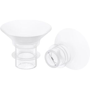 eufy Original 15mm Sizing Inserts (2-Pack) for Wearable Breast Pump S1/S1 Pro/E10, Silicone Sizing Inserts, Easy to Install and Use, Comfortable and Precise Fit for Better Suction