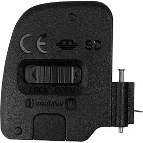 Replacement Battery Door Cover, Camera Battery Door Cover Battery Door Protective Lid Battery Compartment Replacement Lid Cover for Sony A6000 ILCE 6000 Camera