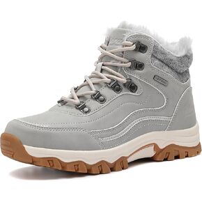 Womens Hiking Snow Boots Winter Boots Comfortable Warm Fur Shoes for Outdoor