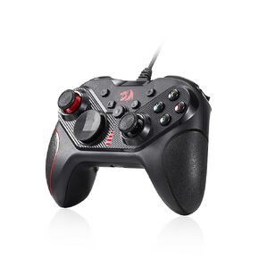 Redragon G710 Wired Gaming Controller - Dual Vibration Motors, Rapid Trigger, Ergonomic Design, 4 Programmable Keys, Customizable Macros, Adjustable Joystick Heights - Work for PC & Android & NS