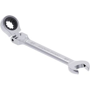 9/32 Inch Flex-Head Ratcheting Combination Wrench SAE 72 Teeth 12 Point Ratchet Box Ended and Open End Spanner Tools, Flexible Head Gear Wrench, Heat-Treated CR-V
