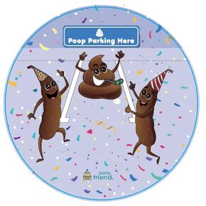 Poop Party Parking Spot Poop Target Poop Release Aid for Potty Training