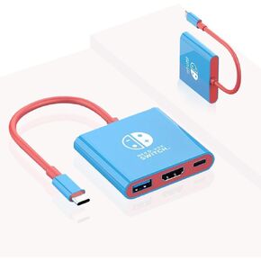 G-STORY Switch Dock for Nintendo Switch & OLED, USB C to HDMI Adapter Cable for Nintendo Switch Dock, Type-C to HDMI Conversion Cable Replaces The Original Switch Dock Station for TV Projection Screen