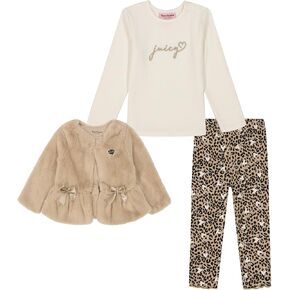 Juicy Couture baby-girls 3pc Jacket Pant Set