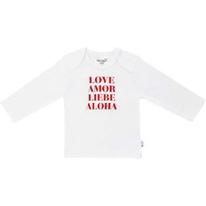 Little Fishkopp Organic Cotton Long Sleeve Graphic Toddler T-Shirt | Ice Cream | 18-24 Months in Saudi Arabia