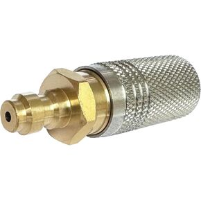 Paintball PCP 8mm Male Quick-Disconnect Plug Adapter with 8mm Female Quick-Disconnect Coupling Adapter Stainless Steel Coupler HPA CO2 Air Tank Refill Connector