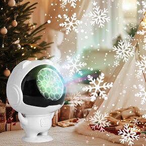 Christmas Snowflake Projector Lights Outdoor/Indoor, Led Lights Projector for Christmas Decorations, Holiday Projector for Christmas Party,2024 Upgrade Christmas Indoor for Home，Christmas Gift