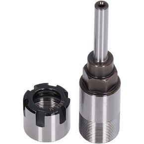 Router Bit Extension Rod 1/4in Round Shank Cemented Carbide Chuck Extender Adapter for Trimming Milling Woodworking Engraving Machine