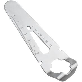 35mm 135 Film Cassette Opener, Steel Metal Film Cassette Cartridge Removal Darkroom Tool with External Hexagonal Wrench and Scale (FCT-135)