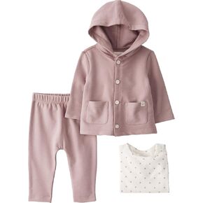 little planet by carter's unisex-baby 3-piece Cardigan Set Made With Organic Cotton