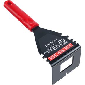 1pc Trim Puller Tool For Baseboard, Wood Trim Removal Tool, Flooring Tools And Tile Removal Tool With Noise Reduction Cover, Tile Tools For Commercial Work, Baseboard, Molding