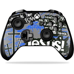 MightySkins Skin Compatible with Xbox One X Controller - Love Jesus | Protective, Durable, and Unique Vinyl Decal wrap Cover | Easy to Apply, Remove, and Change Styles | Made in The USA