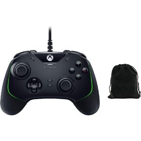 وحدة التحكم السلكية للألعاب Razer Wolverine V2 لأجهزة Xbox Series X|S وXbox One والكمبيوتر الشخصي - أزرار عمل ميكانيكية تعمل باللمس، وأزرار أمامية قابلة لإعادة التعيين، ووضع تشغيل الشعر، ومقبس صوت 3.5 مم، أسود، يتضمن حقيبة in Kuwait