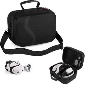 Large Carrying Case for Meta Quest 3/Quest 3s, Hard Case Compatible with BOBOVR S3 Pro/M3 Pro/Kiwi Design Battery Head Strap and Controller Accessories, Storage Case for Oculus Quest 3S