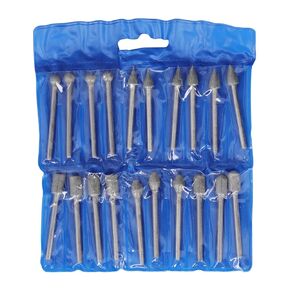 20Pcs Grinding Bits Rotary Burr Set，1/8in Shank Universal Fitment for DIY Polishing Engraving