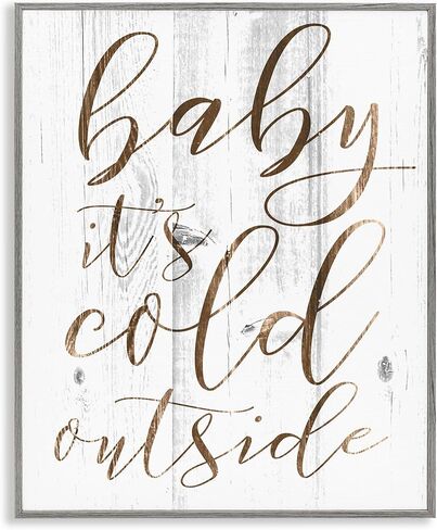 Stupell Industries Baby الجو بارد في الخارج، تصميم بواسطة Daphne Polselli in Saudi Arabia