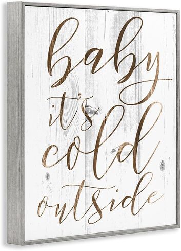 Stupell Industries Baby الجو بارد في الخارج، تصميم بواسطة Daphne Polselli in Saudi Arabia