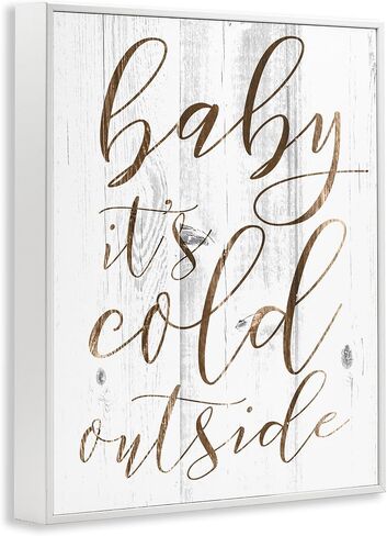 Stupell Industries Baby الجو بارد في الخارج، تصميم بواسطة Daphne Polselli in Saudi Arabia