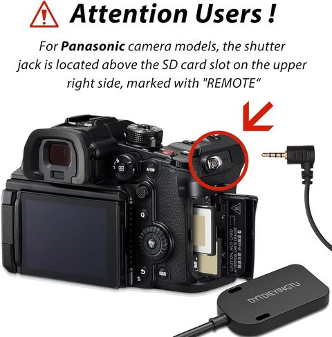 RC301-2.5mm 196.8 "Extended Cable Shutter Release Remote for Fujifilm and Canon Cameras EOS Rebel T8i T8 T7i t6 t6i t1i t2i t3 t3i t4i SL3 2000d 4000d R100 Fuji XT2/3/4/5 XH2S GFX100/S /50 /s in Saudi Arabia