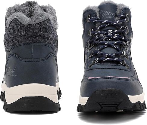 Womens Hiking Snow Boots Winter Boots Comfortable Warm Fur Shoes for Outdoor in Saudi Arabia
