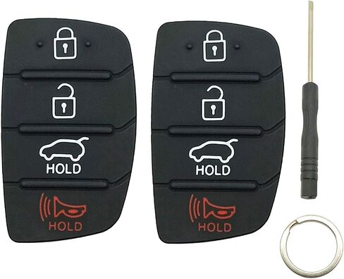 Replacement Key Fob Button Pad fit for 2010-2013 Kia Soul 2012-2014 Kia Rio Sportage Folding Flip Keyless Entry Key Fob Case Shell (3 Button) in Saudi Arabia