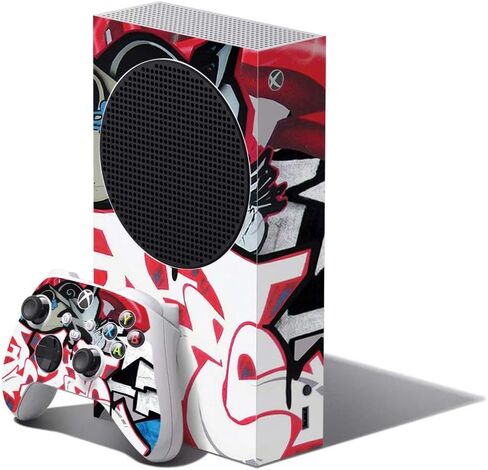 MightySkins Skin Compatible with Xbox Series S Bundle - Graffiti Mash Up | Protective, Durable, and Unique Vinyl Decal wrap Cover | Easy to Apply and Change Styles | Made in The USA in Saudi Arabia