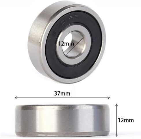 10 6200-2RS Ball Bearings 10mm x 30mm x 9mm Double Sealed deep Groove Ball Bearings, pre Lubricated, Stable Performance, high Cost-Effectiveness, deep Groove Ball Bearings in Kuwait