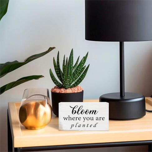Rustic Wooden Block Sign - Everyday Is A Gift - 5"X3" Postive Pine Wood Plaque, Home & Garden Decor, Housewarming Gift For Friends, Desk & Tabletop, Shelf Accessories - A14 in Kuwait
