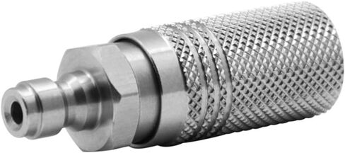 Paintball PCP 8mm Male Quick-Disconnect Plug Adapter with 8mm Female Quick-Disconnect Coupling Adapter Stainless Steel Coupler HPA CO2 Air Tank Refill Connector in Saudi Arabia